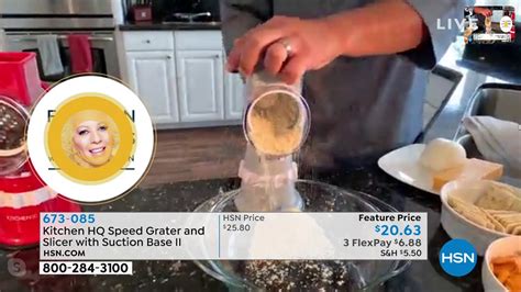 Kitchen Hq Speed Grater And Slicer With Suction Base Ii Youtube