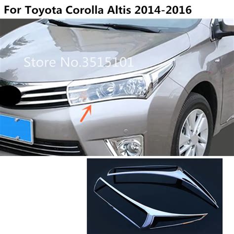 Aliexpress Buy Car Front Head Light Lamp Hood Molding Frame Stick