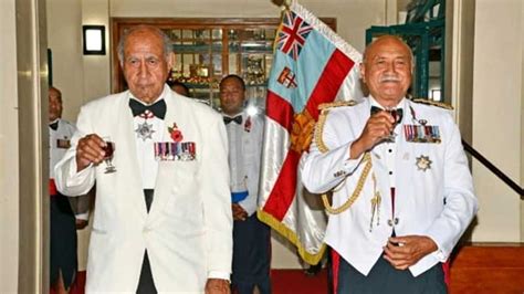 Major General (Retired) Jioji Konrote farewelled by the Officers of the ...