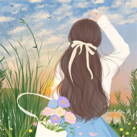 Cute Profile Girly Art Illustrations Anime Art Beautiful Digital Art Anime