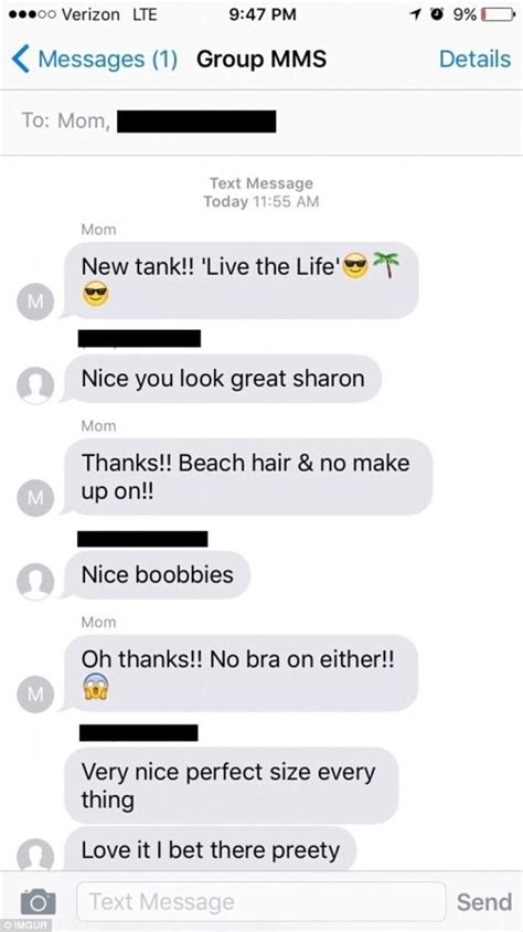 Mom Forgets Daughter Is In Group Chat Whilst Sexting Away