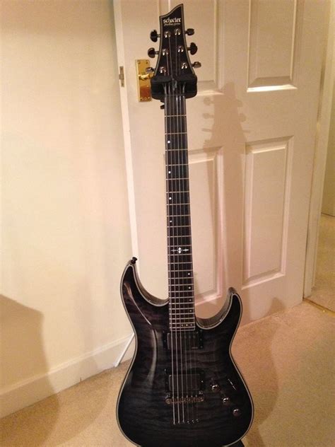 Schecter Hellraiser Hybrid C Trans Black Burst Perfect Condition