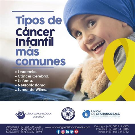 Tipos De Cáncer Infantil Más Comunes • Oncólogos Del Occidente S A S Zentria Tratamientos