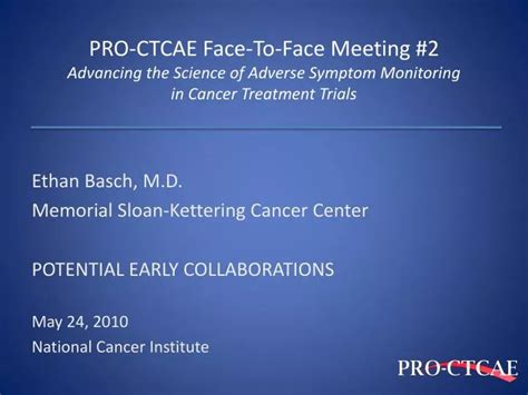 Ppt Ethan Basch Md Memorial Sloan Kettering Cancer Center