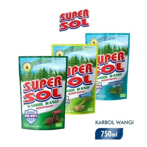 Jual Super Sol Karbol Wangi 750ml Shopee Indonesia