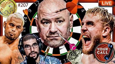 DANA WHITE CATCHES HEAT FROM JAKE PAUL ARIEL HELWANI MARK HUNT