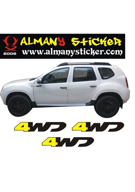 Dacia Duster Wd Sticker Set Fiyatlar Ve Zellikleri