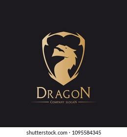 Dragon Shield Logo Stock Vector (Royalty Free) 1095584345 | Shutterstock