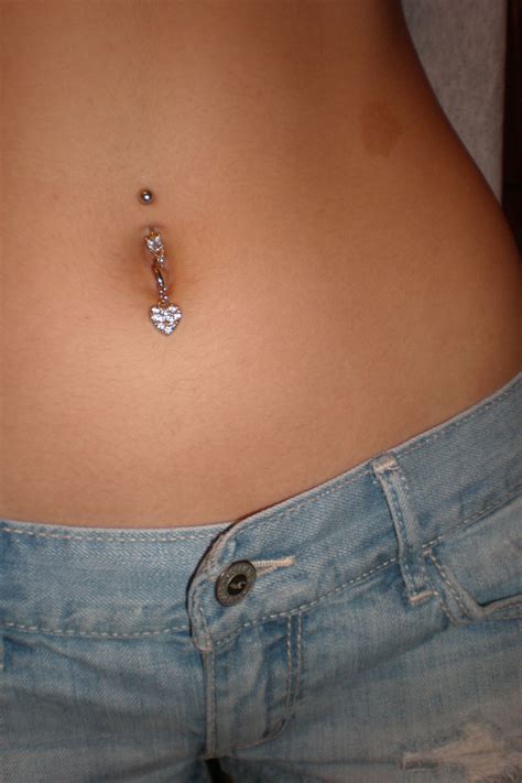 Attractive And Adorable Belly Button Piercing For You Belly