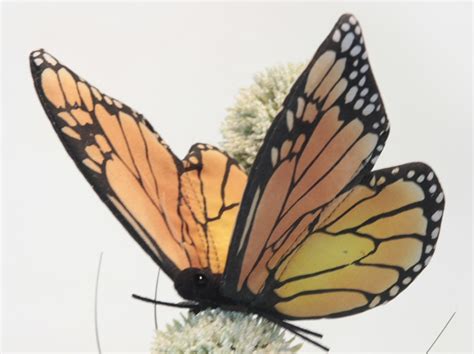 Soft Toy Monarch Butterfly by Hansa (14cm) 6551 | Lincrafts