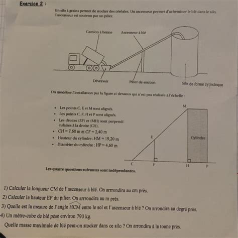 Bonjour Je Ne Comprends Pas Cette Exercice De Mon Dm Jaimerais De L