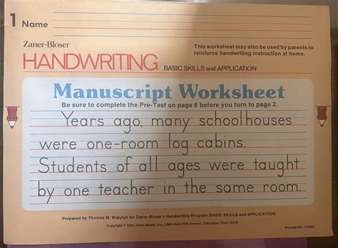 Zaner Bloser Handwriting Basic Skills And Application Book 4 Set Worksheets Library