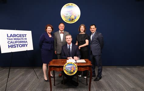 Governor Newsom Signs Budget Putting Money Back In Californians