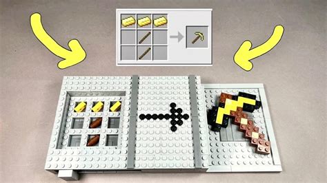 How To Build Lego Minecraft Crafting Table Working Youtube