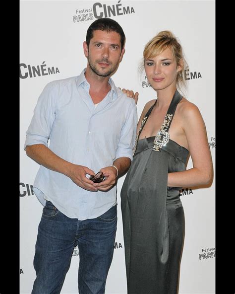 Photo Melvil Poupaud et Louise Bourgoin au cinéma MK2 à Paris pour la