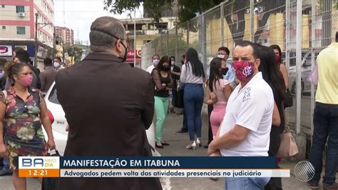 Advogados Fazem Protesto Em Itabuna No Sul Da Bahia Por Causa De