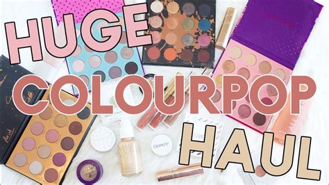 Huge Colourpop Haul How To Ship To Europe Avoiding Customs Youtube