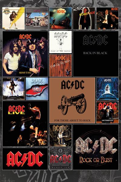 Poster Quadro Ac Dc Covers Su Europosters