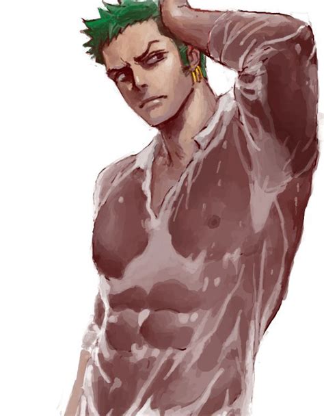 Wet Shirt By Inmomakuro Roronoa Zoro Zoro One Piece Zoro