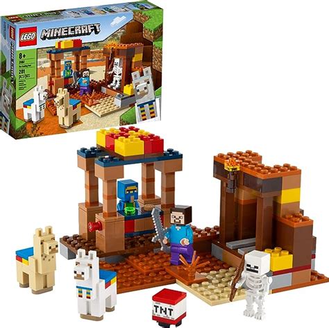 Lego Minecraft The Trading Post 21167 Collectible Action Figure Playset