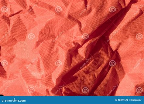 Crumpled Red Cloth Stock Photo Image Of Technique Spot 40871578