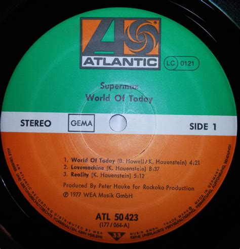 Supermax - World Of Today (1977, Vinyl) | Discogs