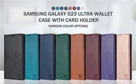 Zzxx For Samsung Galaxy S23 Ultra Wallet Case With Rfid