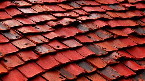 Texture Of Rustic Red Roof Tiles Background Roof Texture Roof Roof