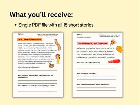 First Grade Reading Comprehension Worksheets 1st Grade Short Stories