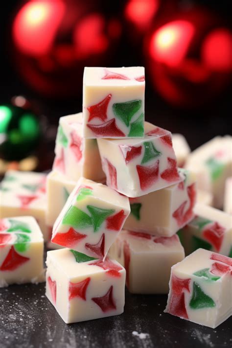 Easy Christmas Gumdrop Nougat Candy