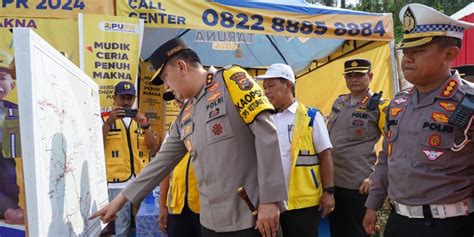 Kapolda Riau Pantau Arus Balik Untuk Pastikan Aman Dan Lancar