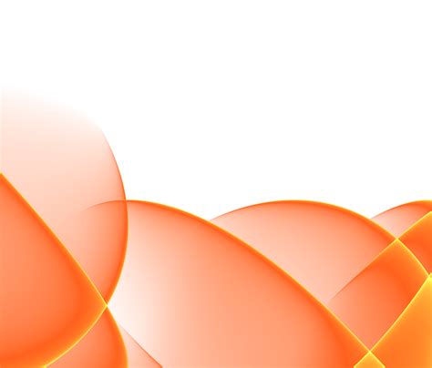 Naranja Resumen Curva Ola Transparente Moderno Geom Trico Elegante Png