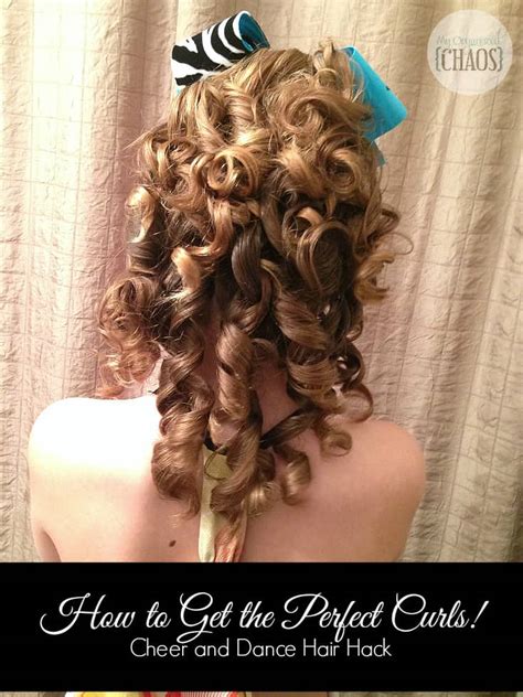 How To Get The Perfect Curls Cheer And Dance Hair Hack