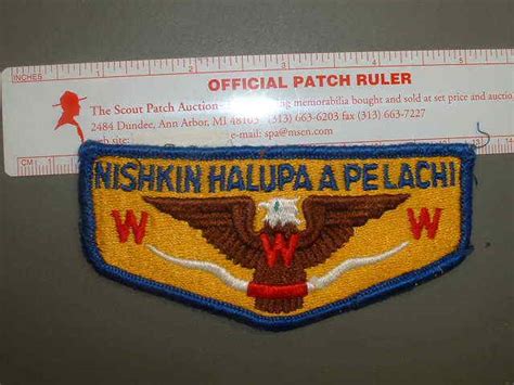 Boy Scout Oa Nishkin Halupa A Pe Lachi Flap K Ebay