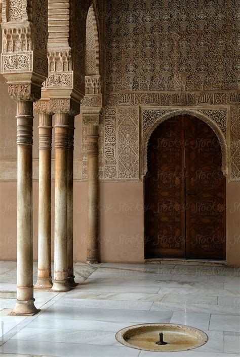 Detail Of An Arab Door In The Alhambra Granada By Stocksy