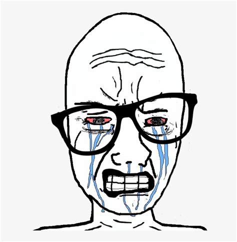 Post Crying Wojak Transparent Png 633x758 Free Download On Nicepng