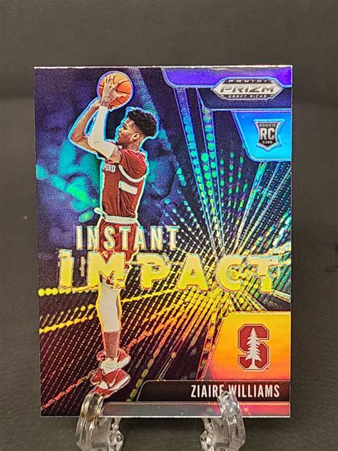 Panini Prizm Draft Picks Ziaire Williams Instant Impact Silver