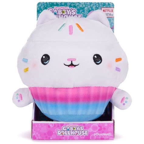 Gabby's Dollhouse - 25cm Cakey Cat Soft Toy | Smyths Toys UK