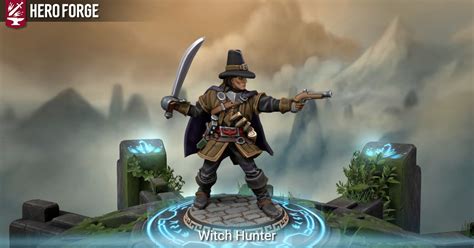 Witch Hunter Made With Hero Forge