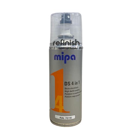 Mipa Ds In High Build Aerosol Colour Ral Satin Finish