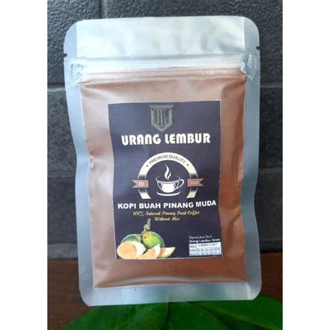 Jual Asli Kopi Buah Pinang Muda 100Gram Shopee Indonesia