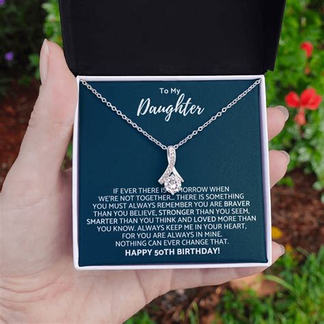 Happy 50th Birthday Daughter Daughter 50th Birthday T Etsy