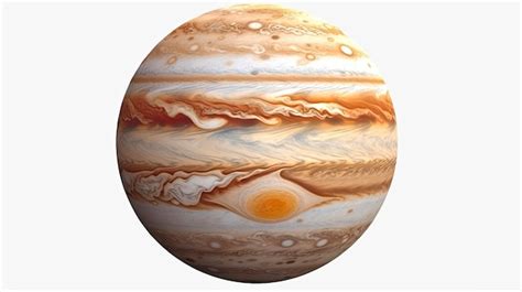 Premium Ai Image Jupiter Isolated Planet Illustration