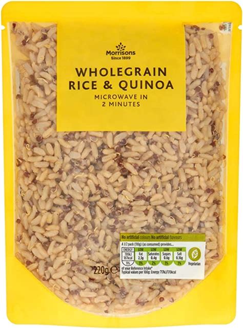 Morrisons Wholegrain Rice And Quinoa G Amazon Co Uk Grocery