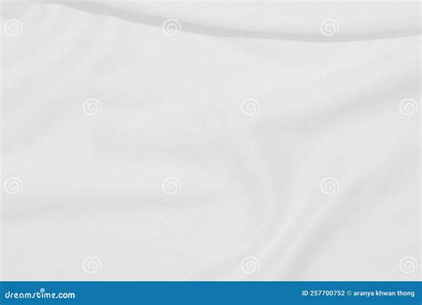 A Clean White Cloth With Swaying Streaks For The Background Stock Photo