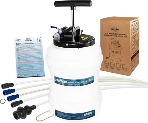 FIRSTINFO Patented 10 5L Manual Pneumatic Oil Change Extractor Pump