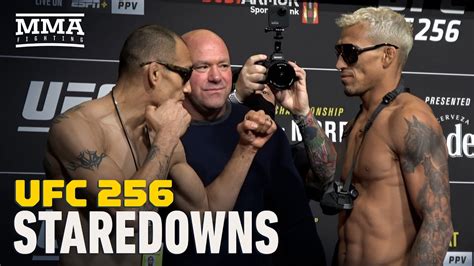 Ufc Weigh In Staredowns Mma Fighting Youtube