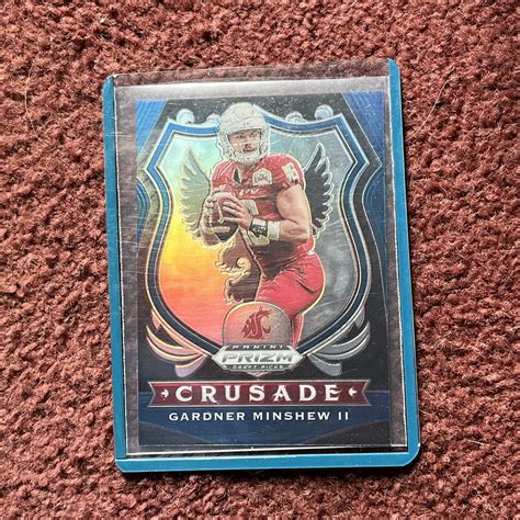 2020 Panini Prizm Draft Picks Gardner Minshew II Blue Prizm Crusade