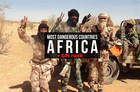 10 MOST DANGEROUS Countries in Africa 2025 - [GPI Rank]