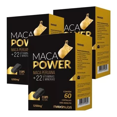 Kit X Maca Power Mg Vit Minerais C Ps Maxinutri